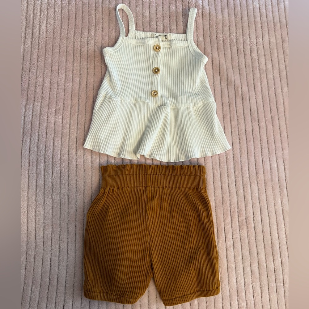 Arrows & Lace Boutique ribbed summer set, 12M